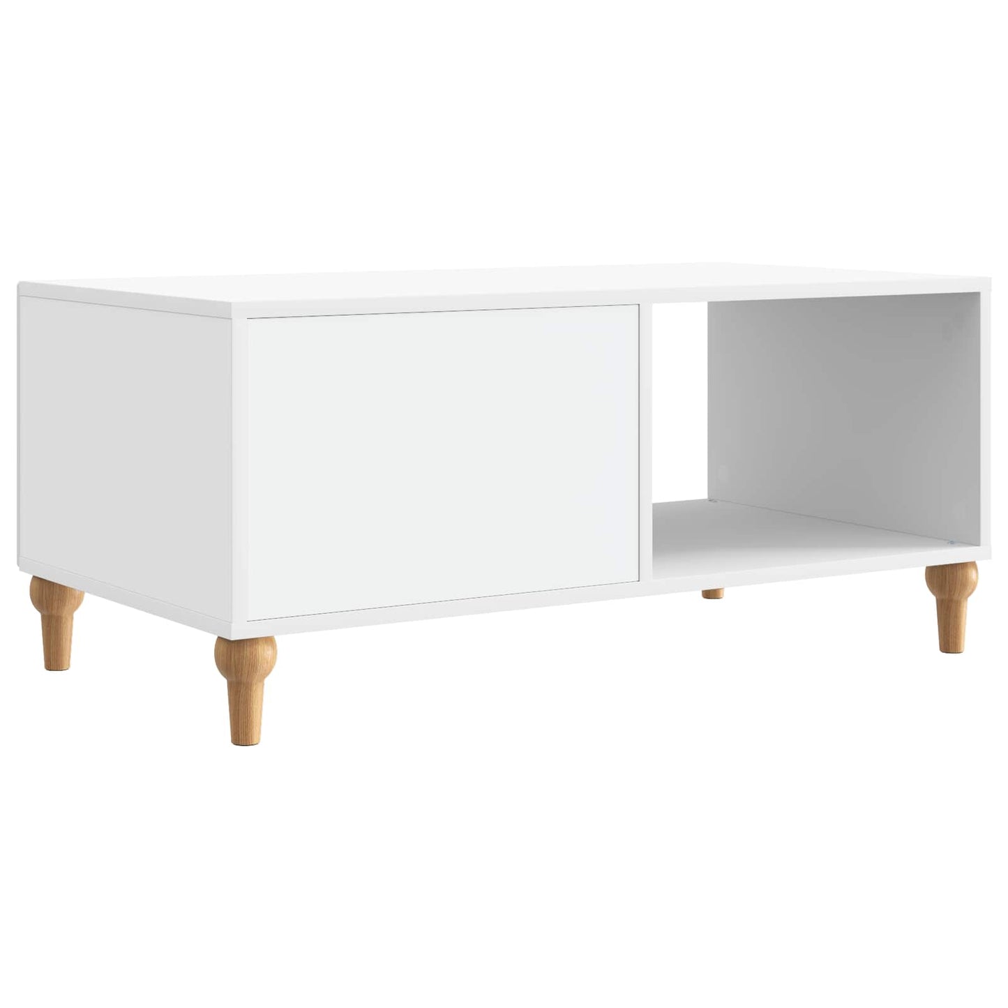 Couchtisch Weiß 90 x 50 x 40 cm Holzwerkstoff