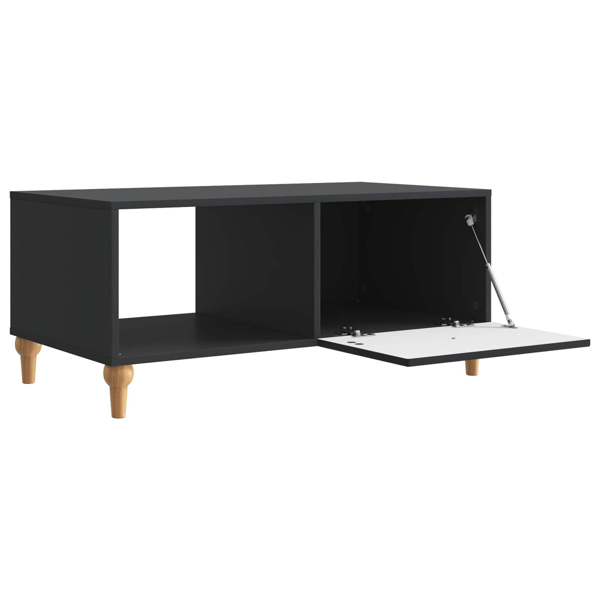 Couchtisch Schwarz 90 x 50 x 40 cm Holzwerkstoff