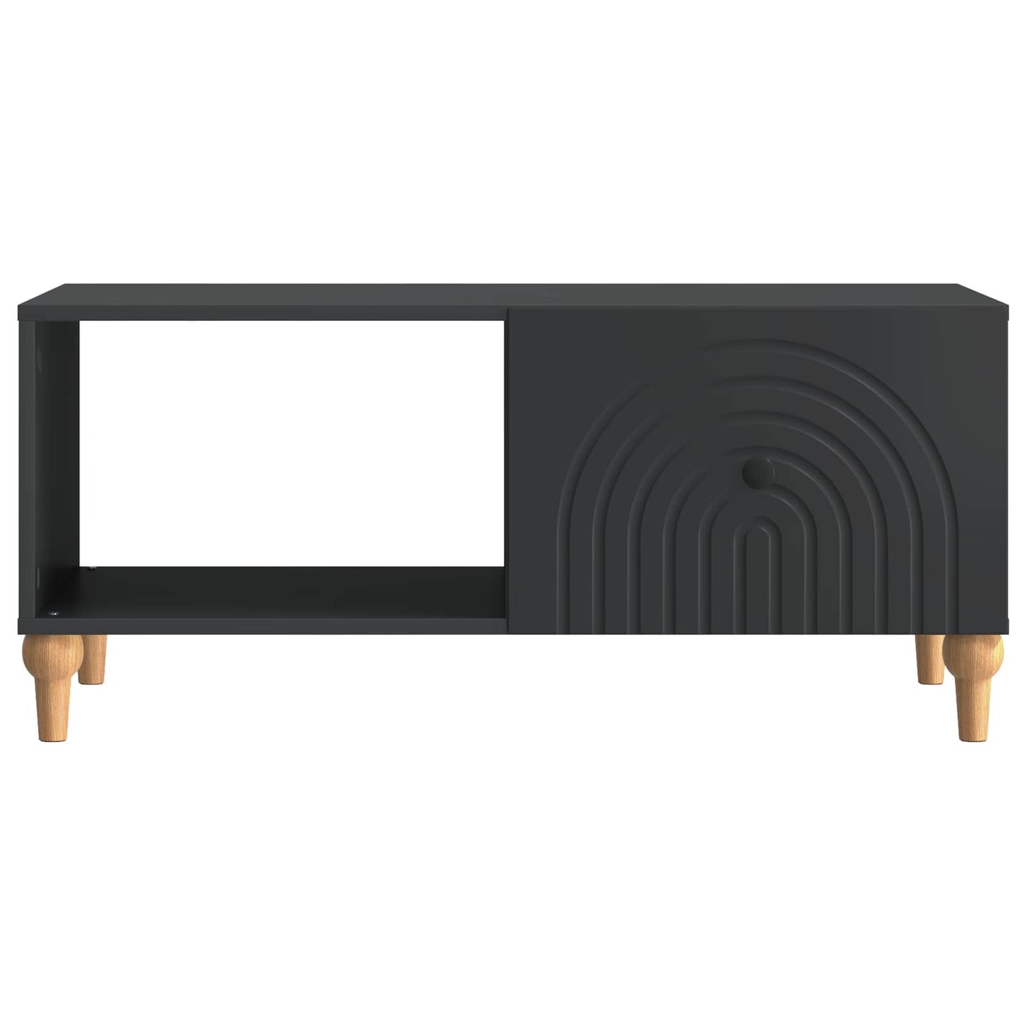Couchtisch Schwarz 90 x 50 x 40 cm Holzwerkstoff