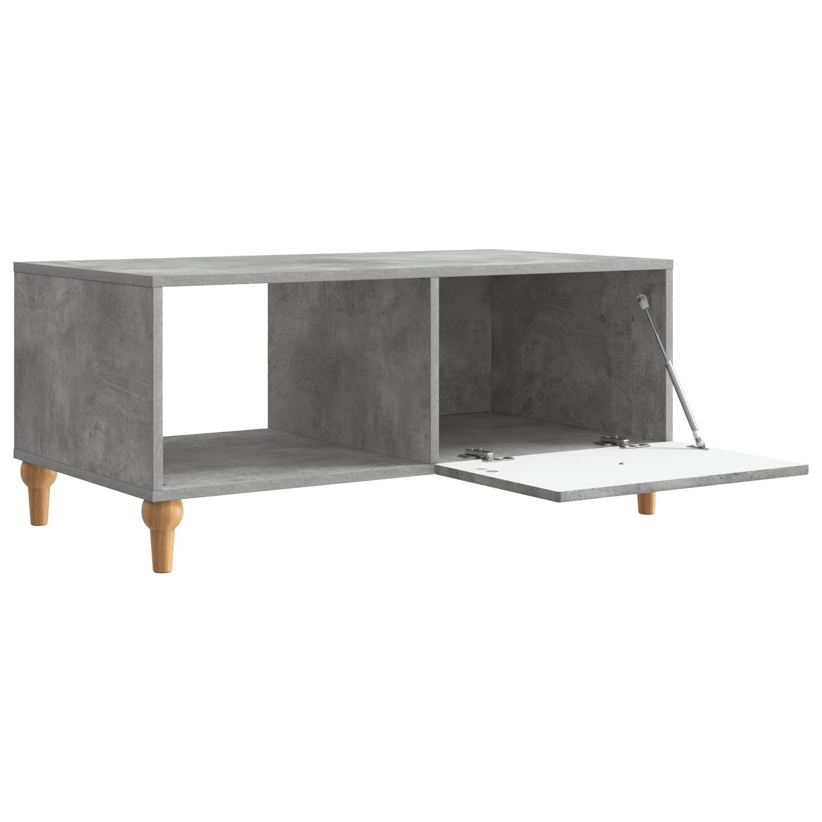 Couchtisch Betongrau 90 x 50 x 40 cm Holzwerkstoff