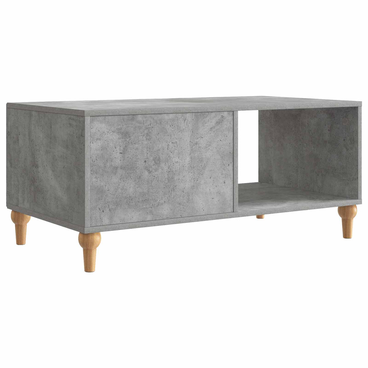 Couchtisch Betongrau 90 x 50 x 40 cm Holzwerkstoff