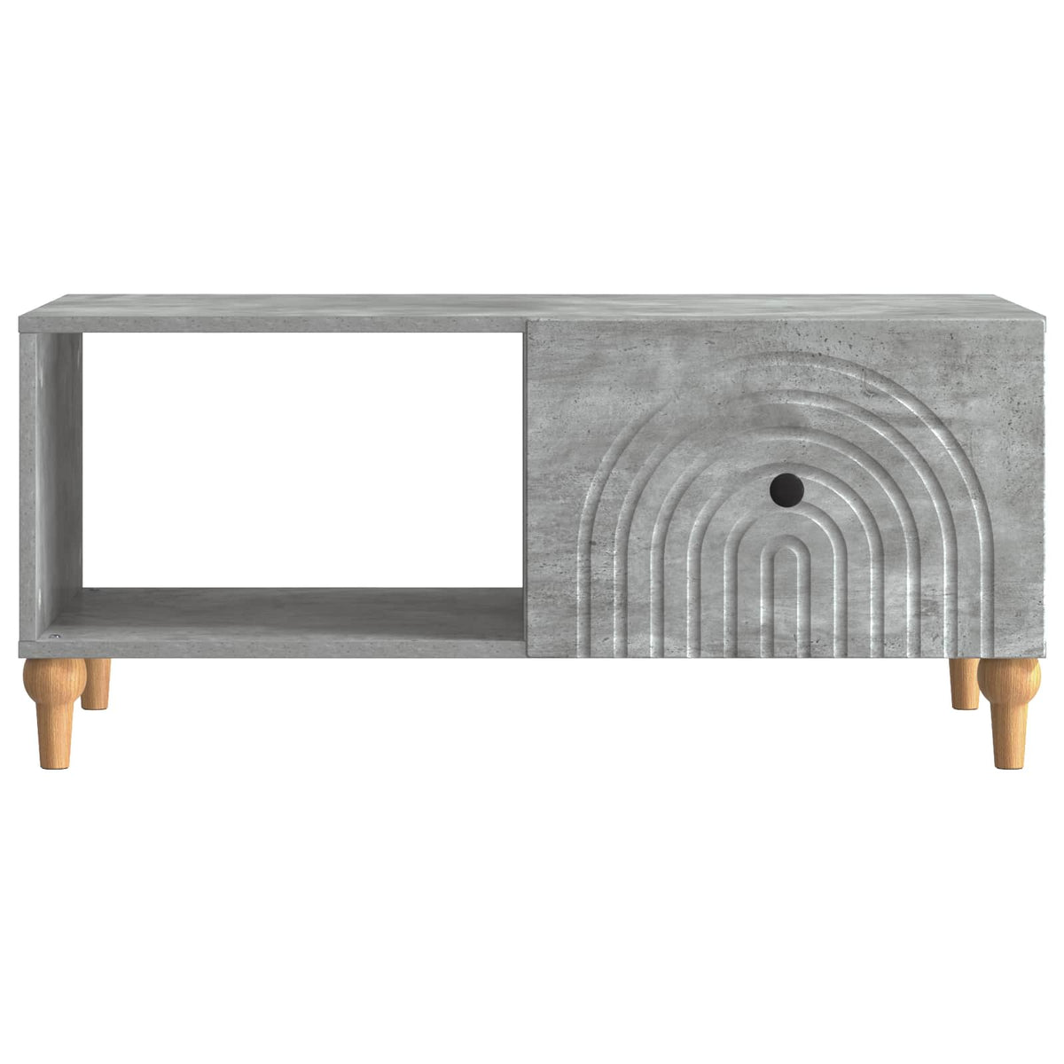 Couchtisch Betongrau 90 x 50 x 40 cm Holzwerkstoff