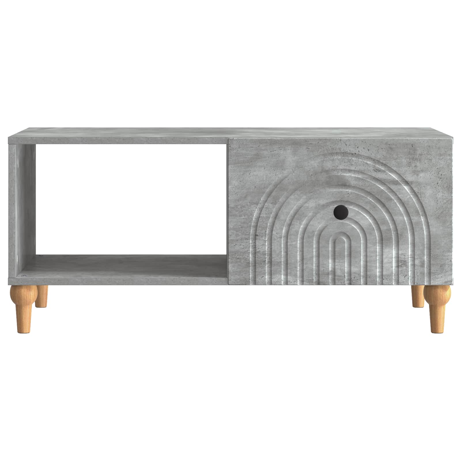 Couchtisch Betongrau 90 x 50 x 40 cm Holzwerkstoff