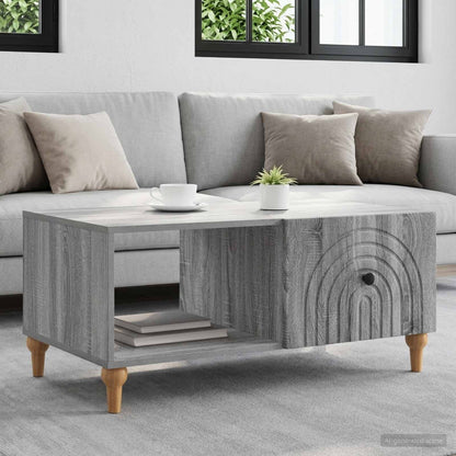 Couchtisch Graues Sonoma 90 x 50 x 40 cm Holzwerkstoff