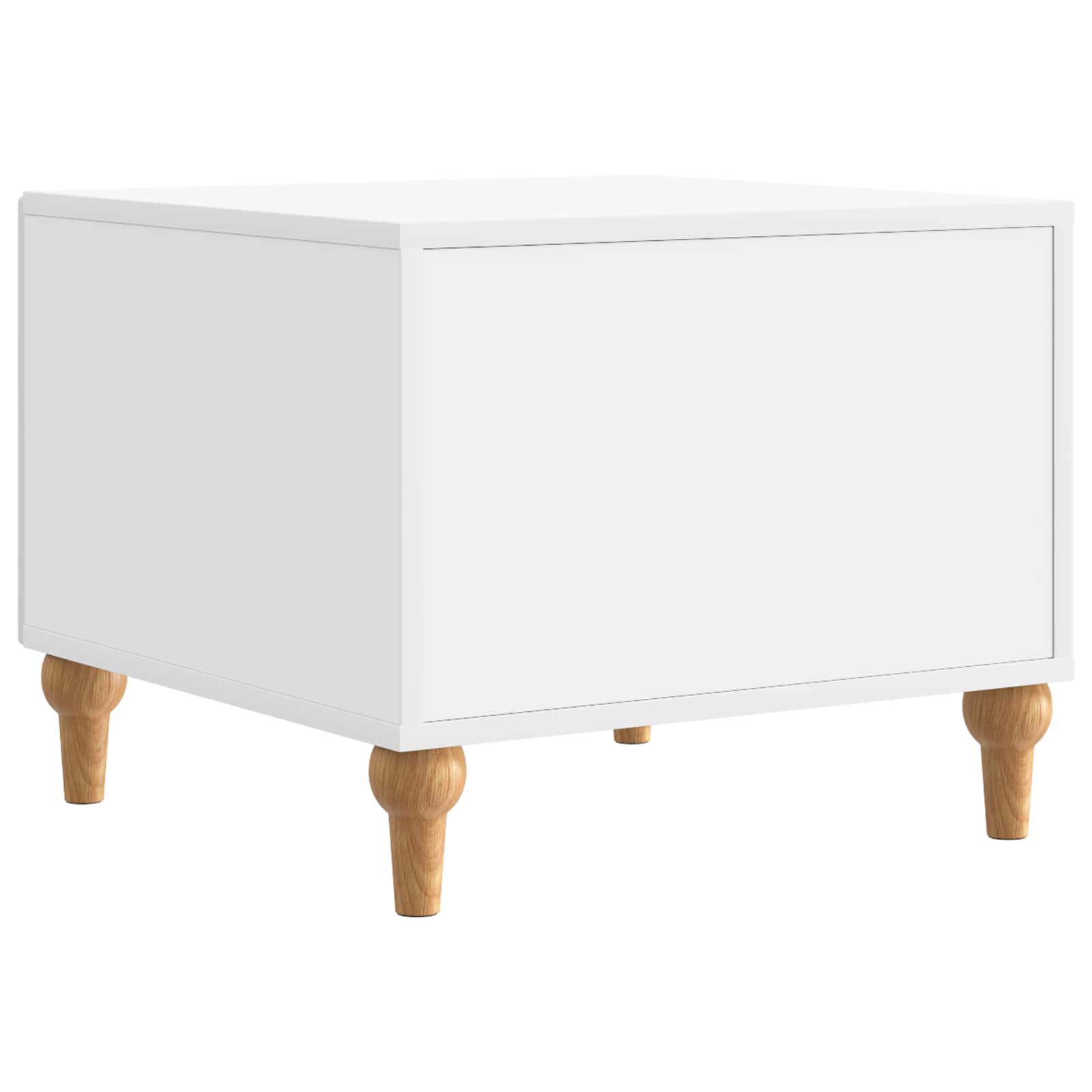 Couchtisch mit Schubladen Weiß 49 x 50 x 40 cm Holzwerkstoff
