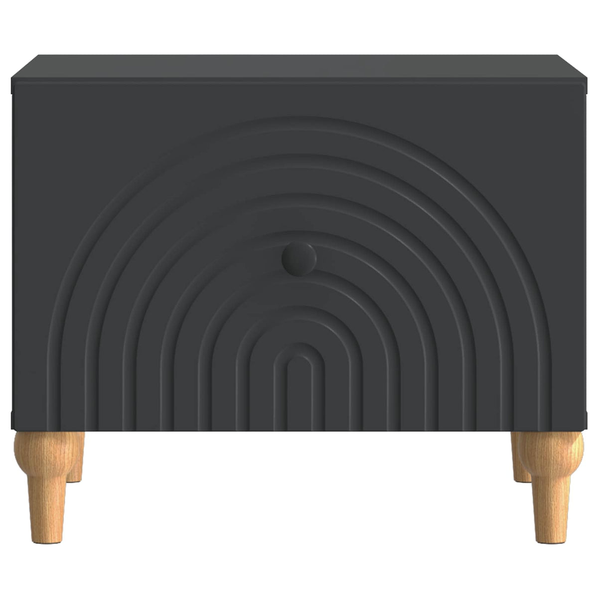 Couchtisch mit Schubladen Schwarz 49 x 50 x 40 cm Holzwerkstoff