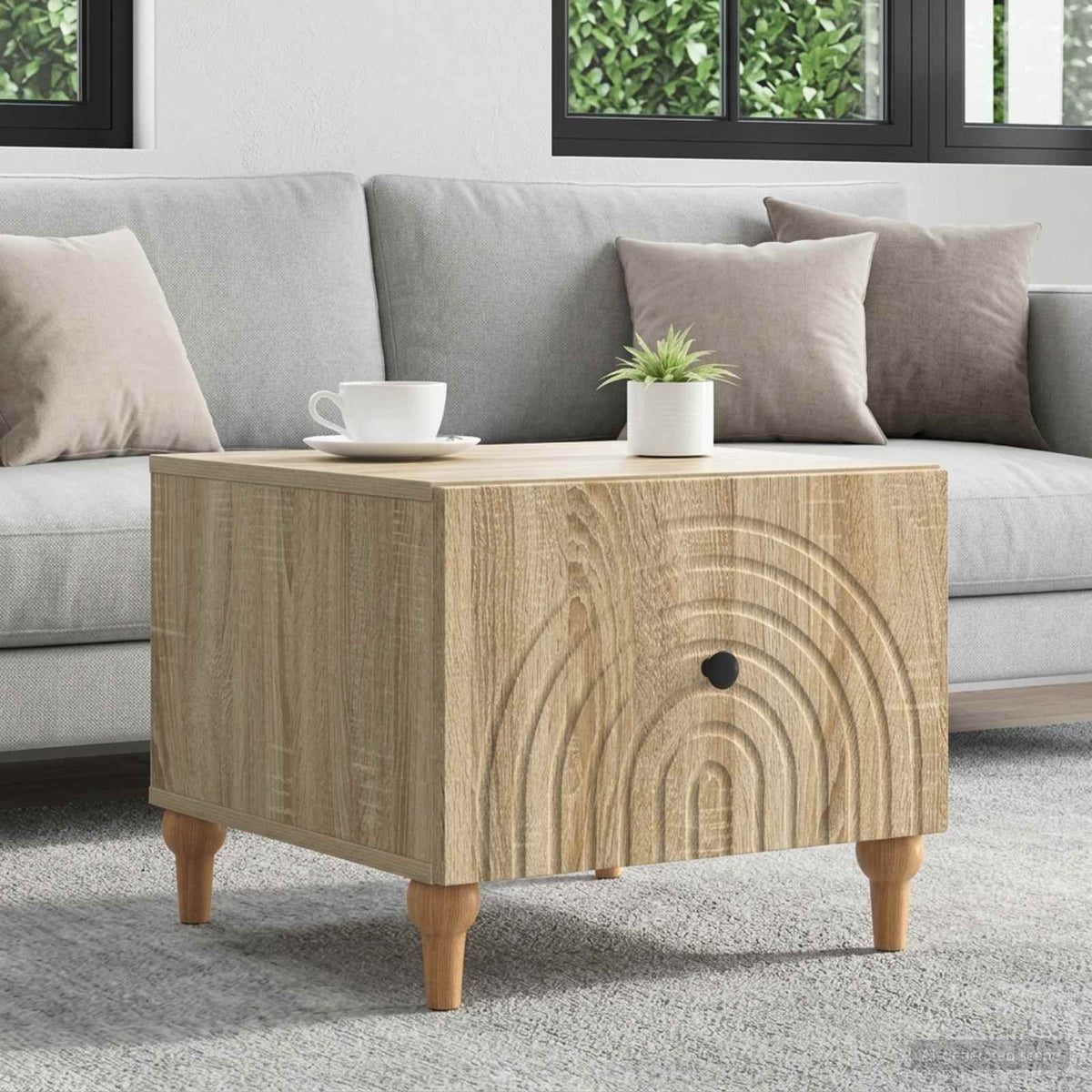 Couchtisch Sonoma-Eiche 49 x 50 x 40 cm Holzwerkstoff
