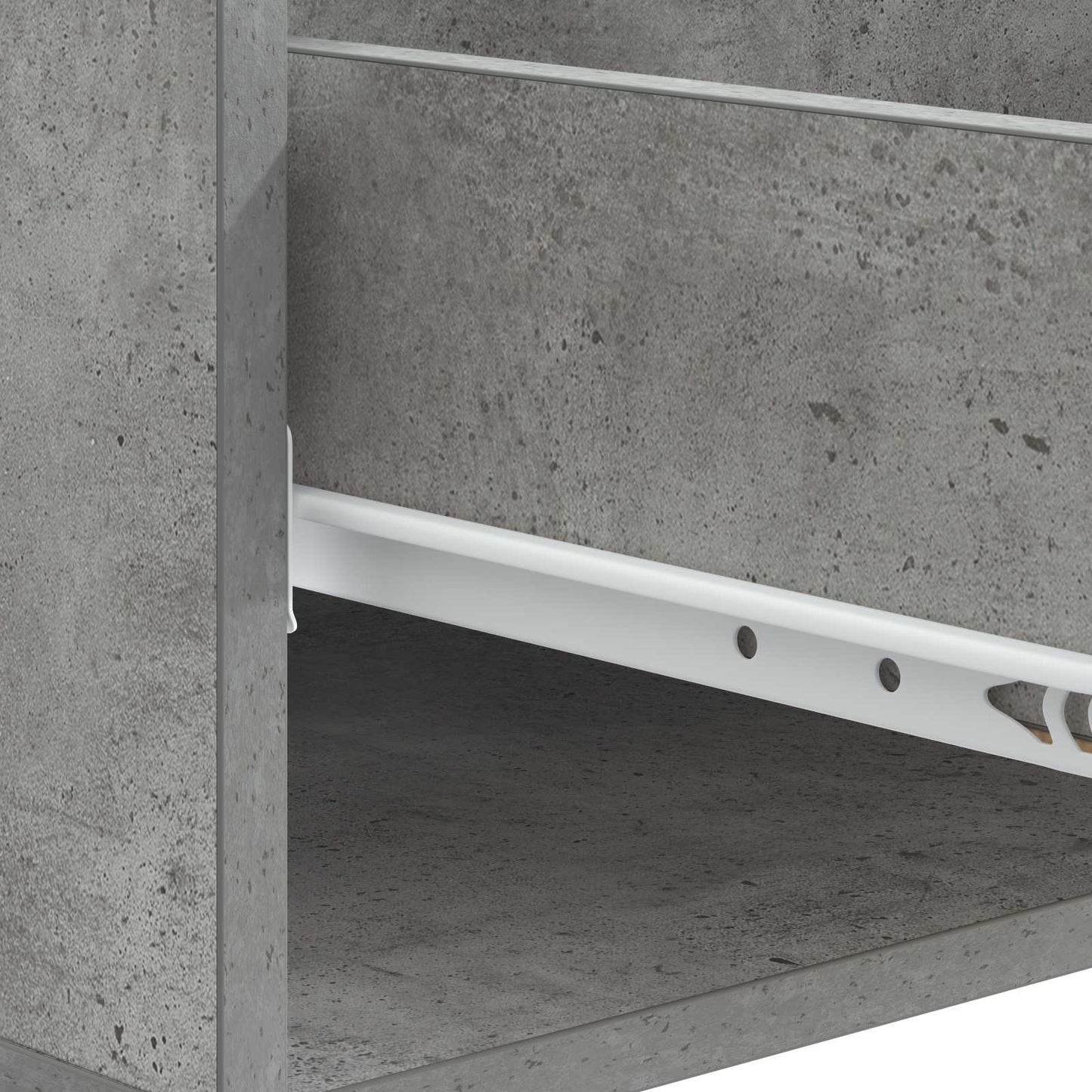 Couchtisch Betongrau 49 x 50 x 40 cm Holzwerkstoff