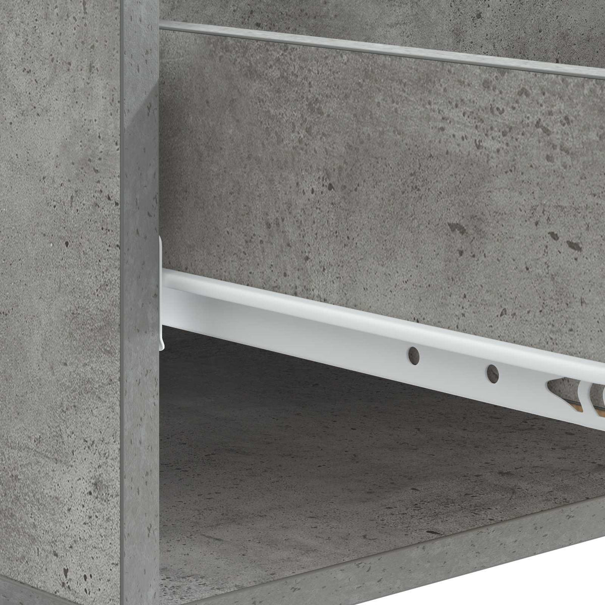 Couchtisch Betongrau 49 x 50 x 40 cm Holzwerkstoff