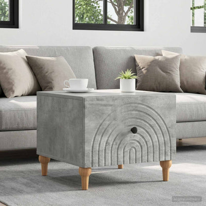 Couchtisch Betongrau 49 x 50 x 40 cm Holzwerkstoff