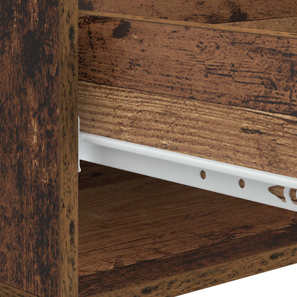 Couchtisch mit Schubladen Altholz 49 x 50 x 40 cm Holzwerkstoff