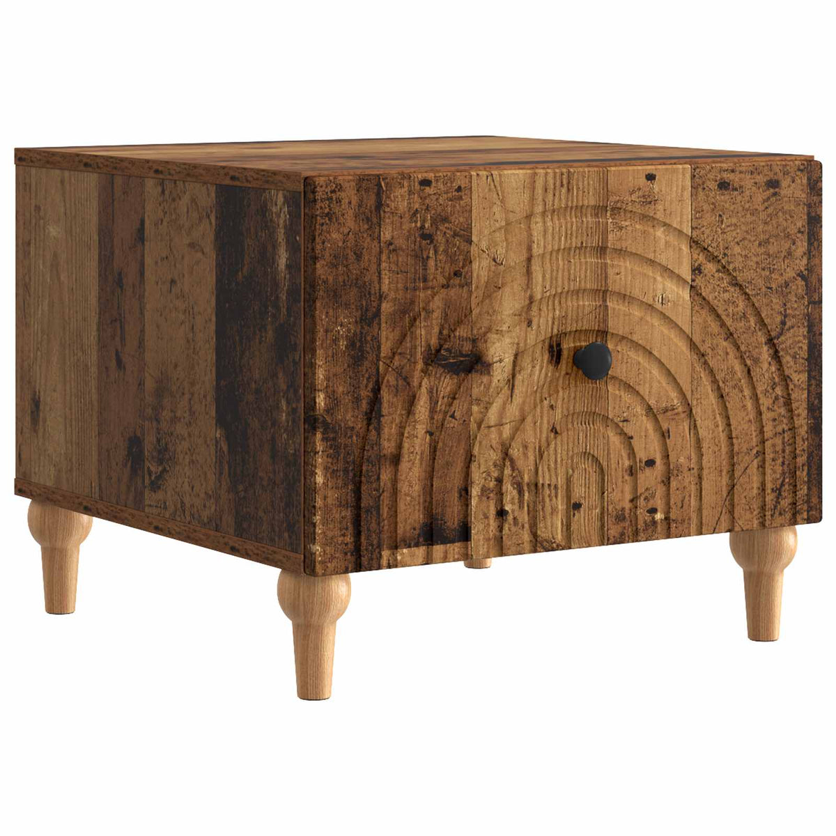 Couchtisch mit Schubladen Altholz 49 x 50 x 40 cm Holzwerkstoff