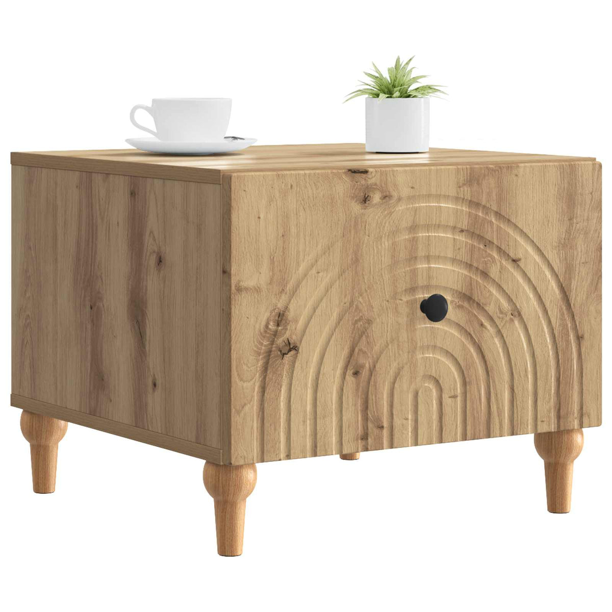 Couchtisch Artisan-Eiche 49 x 50 x 40 cm Holzwerkstoff