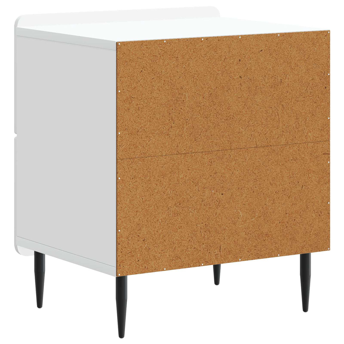 Nachttisch 2 Stk. Weiß 43 x 34,5 x 49,5 cm Holzwerkstoff