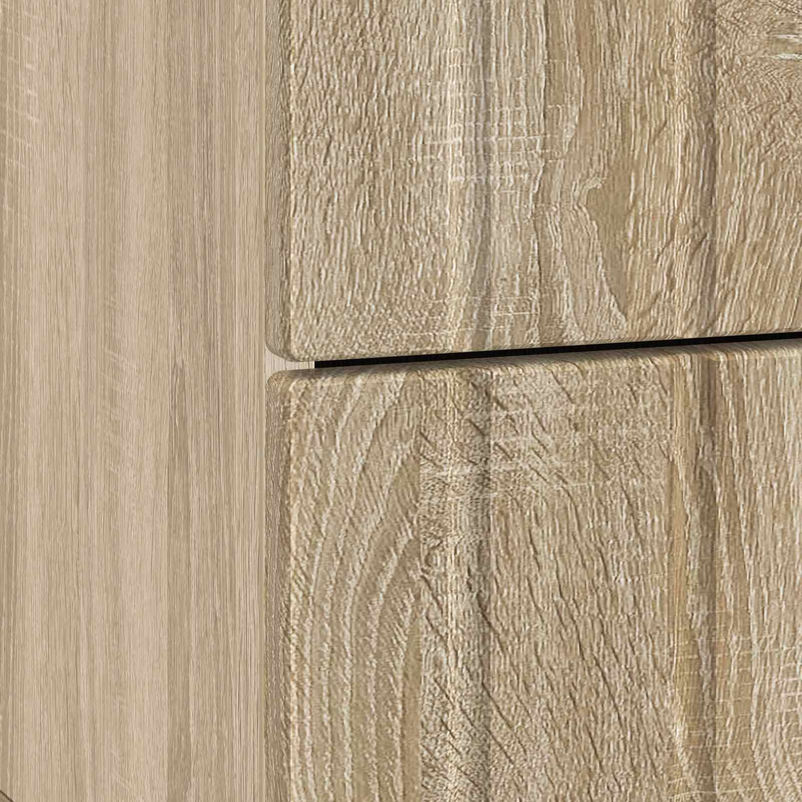 Nachttisch 2 Stk. Sonoma-Eiche 43 x 34,5 x 49,5 cm