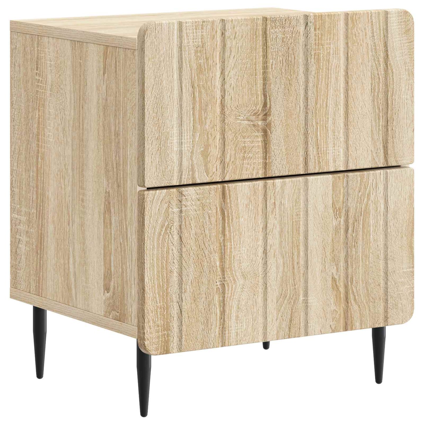Nachttisch 2 Stk. Sonoma-Eiche 43 x 34,5 x 49,5 cm
