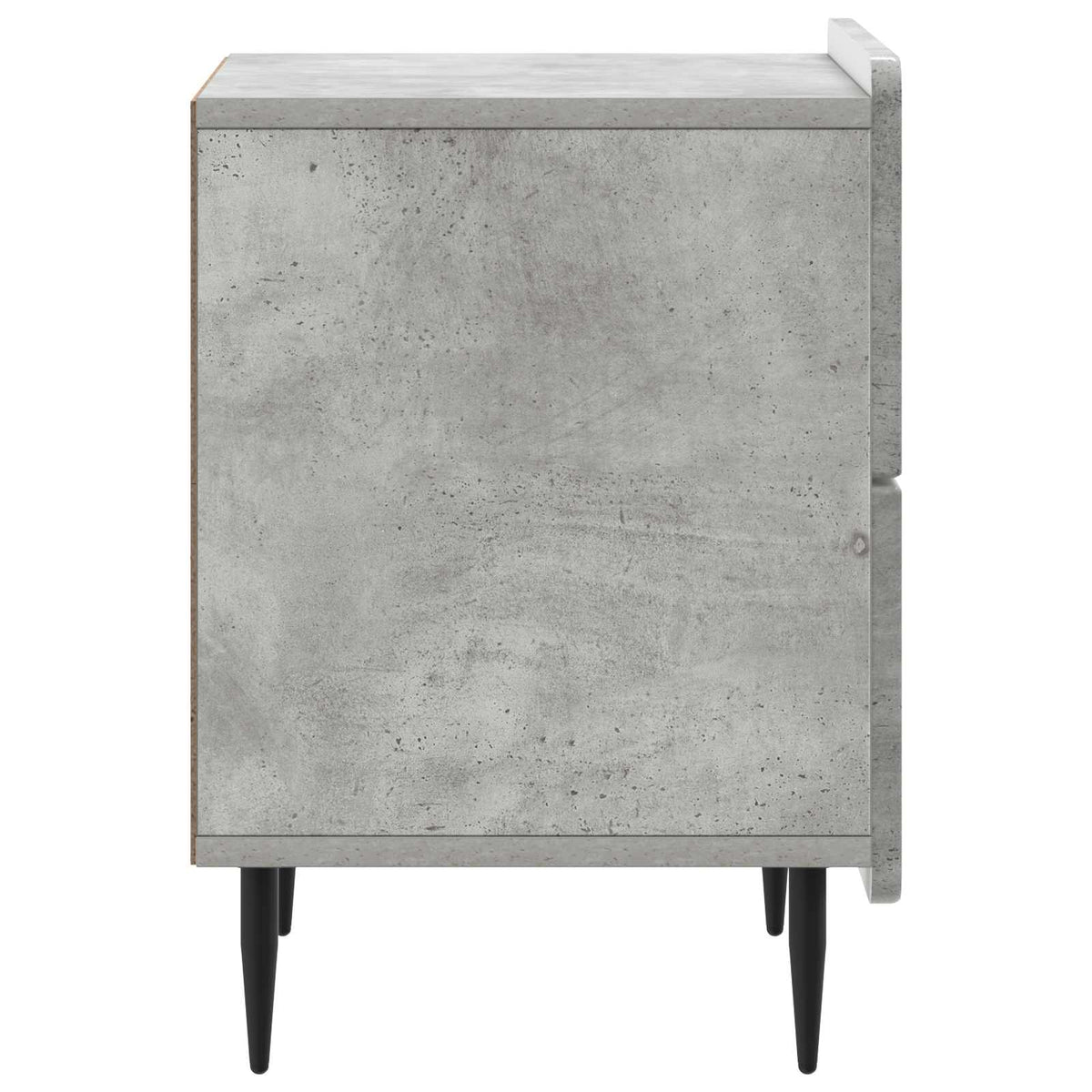 Nachttisch Betongrau 43 x 34,5 x 49,5 cm Holzwerkstoff