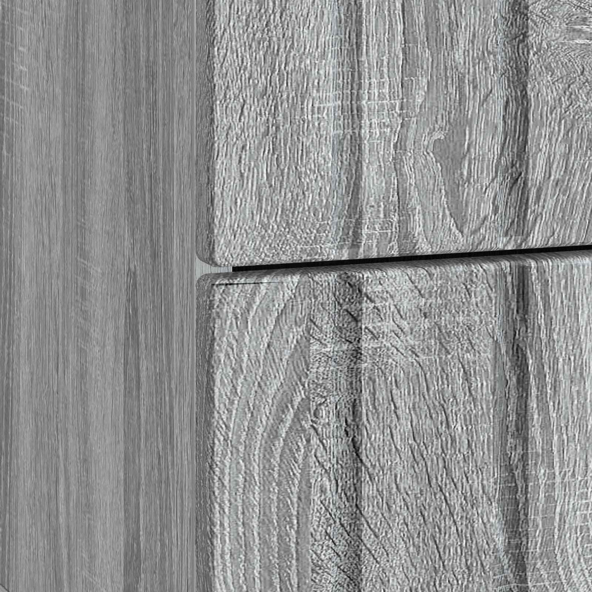 Nachttisch Sonoma-Grau 43 x 34,5 x 49,5 cm Holzwerkstoff