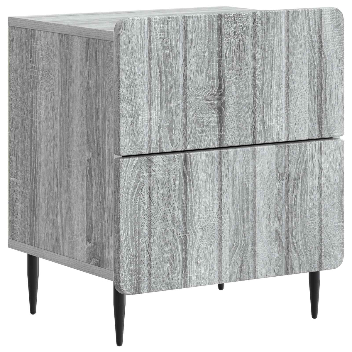 Nachttisch Sonoma-Grau 43 x 34,5 x 49,5 cm Holzwerkstoff