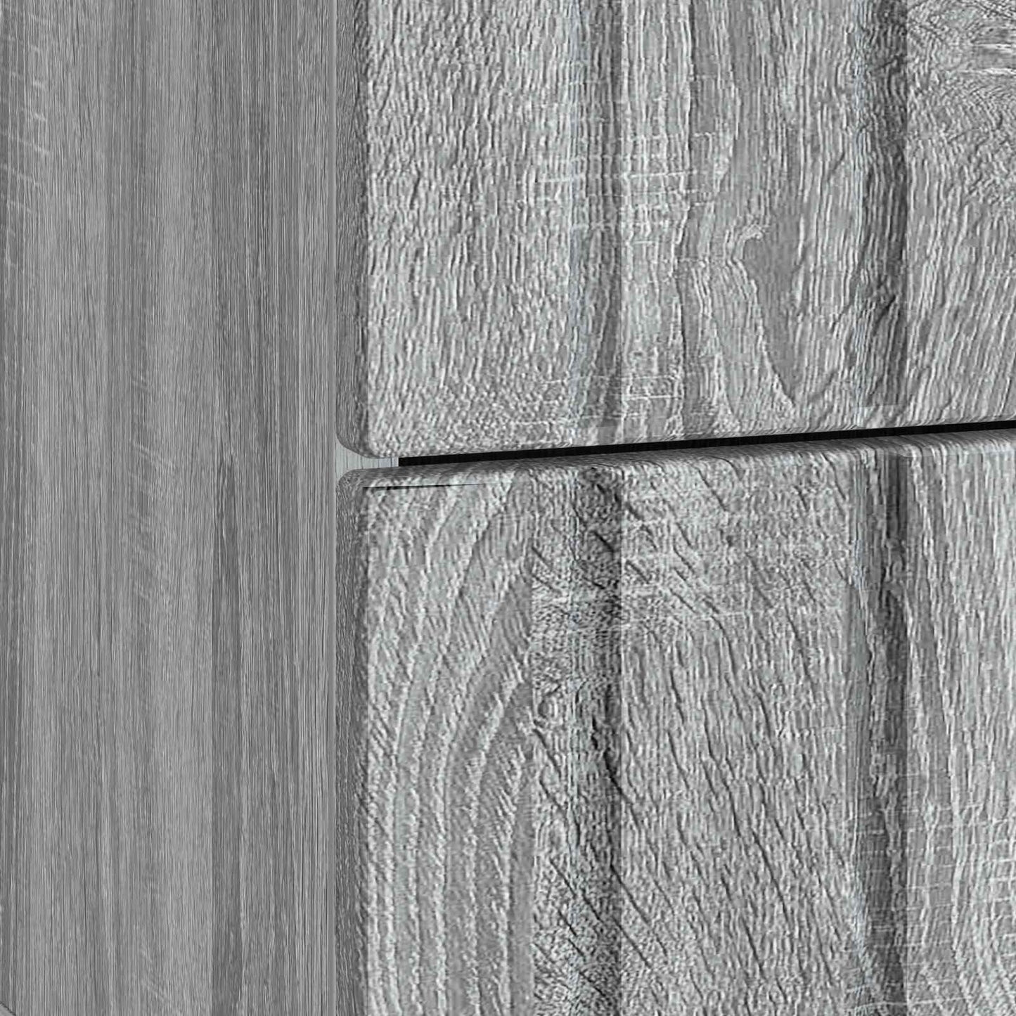 Nachttisch 2 Stk. Sonoma-Grau 43 x 34,5 x 49,5 cm Holzwerkstoff