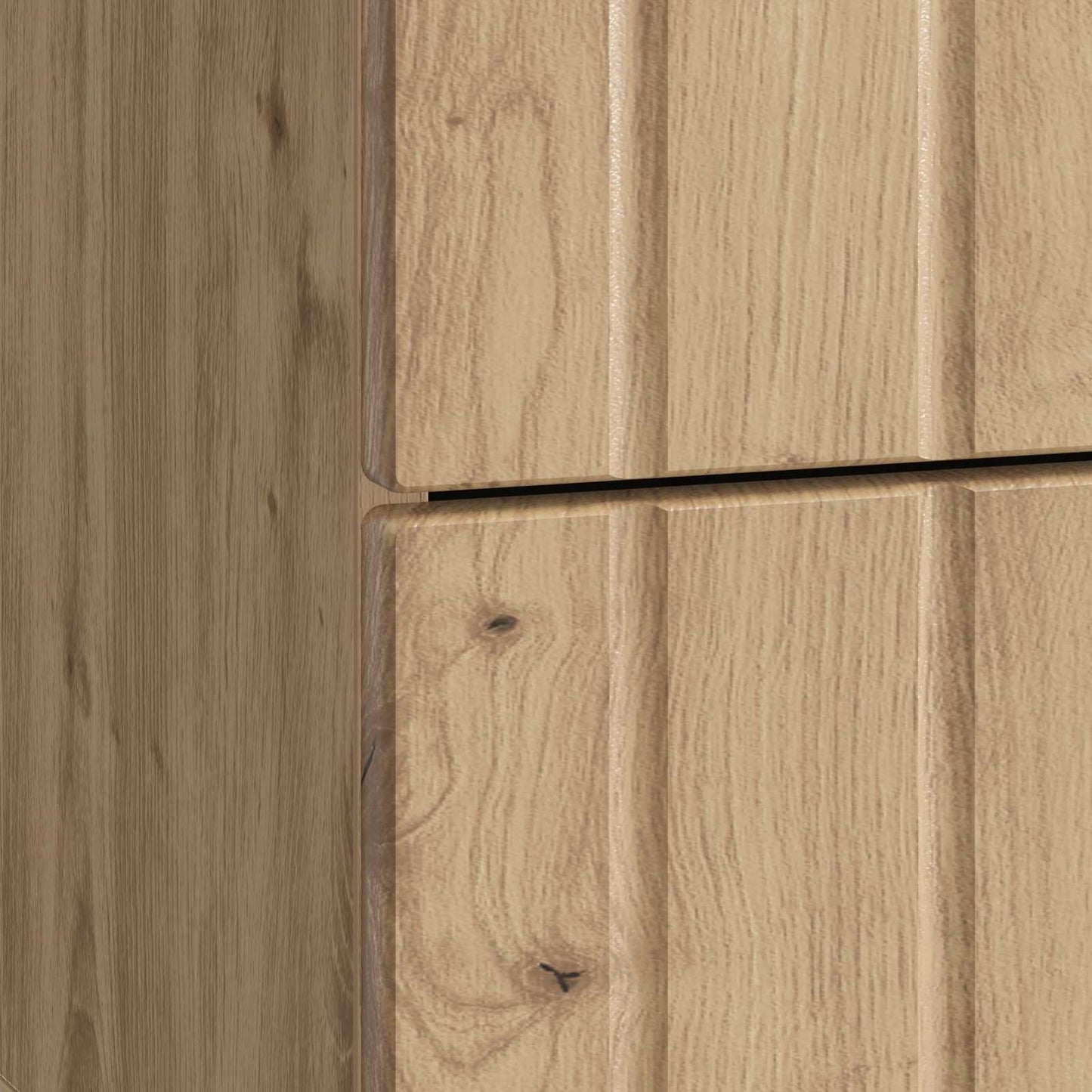 Nachttisch 2 stk. Artisan-Eiche 43 x 34,5 x 49,5 cm