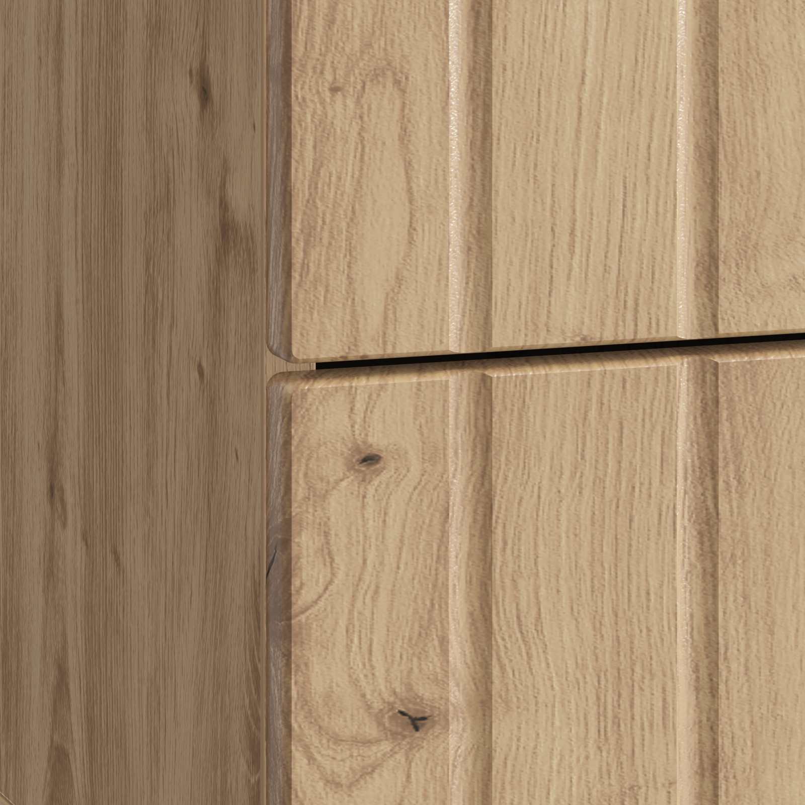 Nachttisch 2 stk. Artisan-Eiche 43 x 34,5 x 49,5 cm
