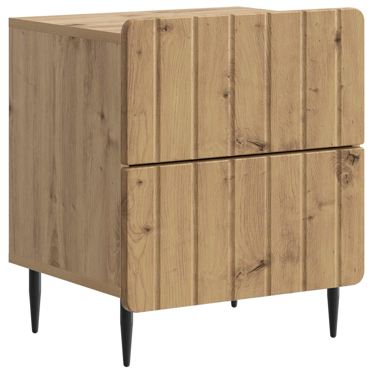 Nachttisch 2 stk. Artisan-Eiche 43 x 34,5 x 49,5 cm