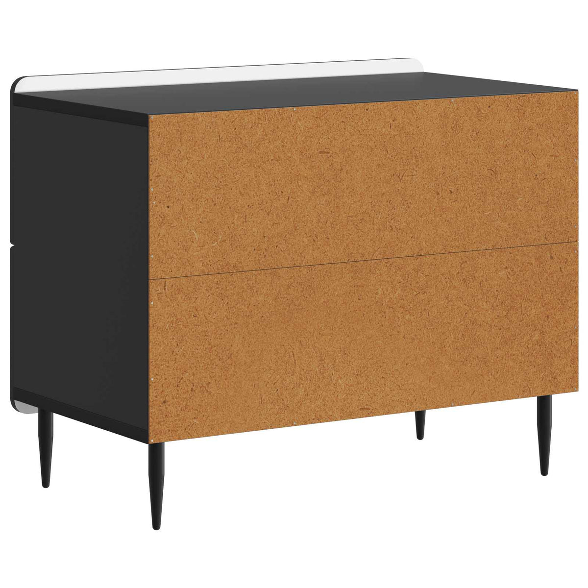 Nachttisch Schwarz 62 x 34,5 x 49,5 cm Holzwerkstoff