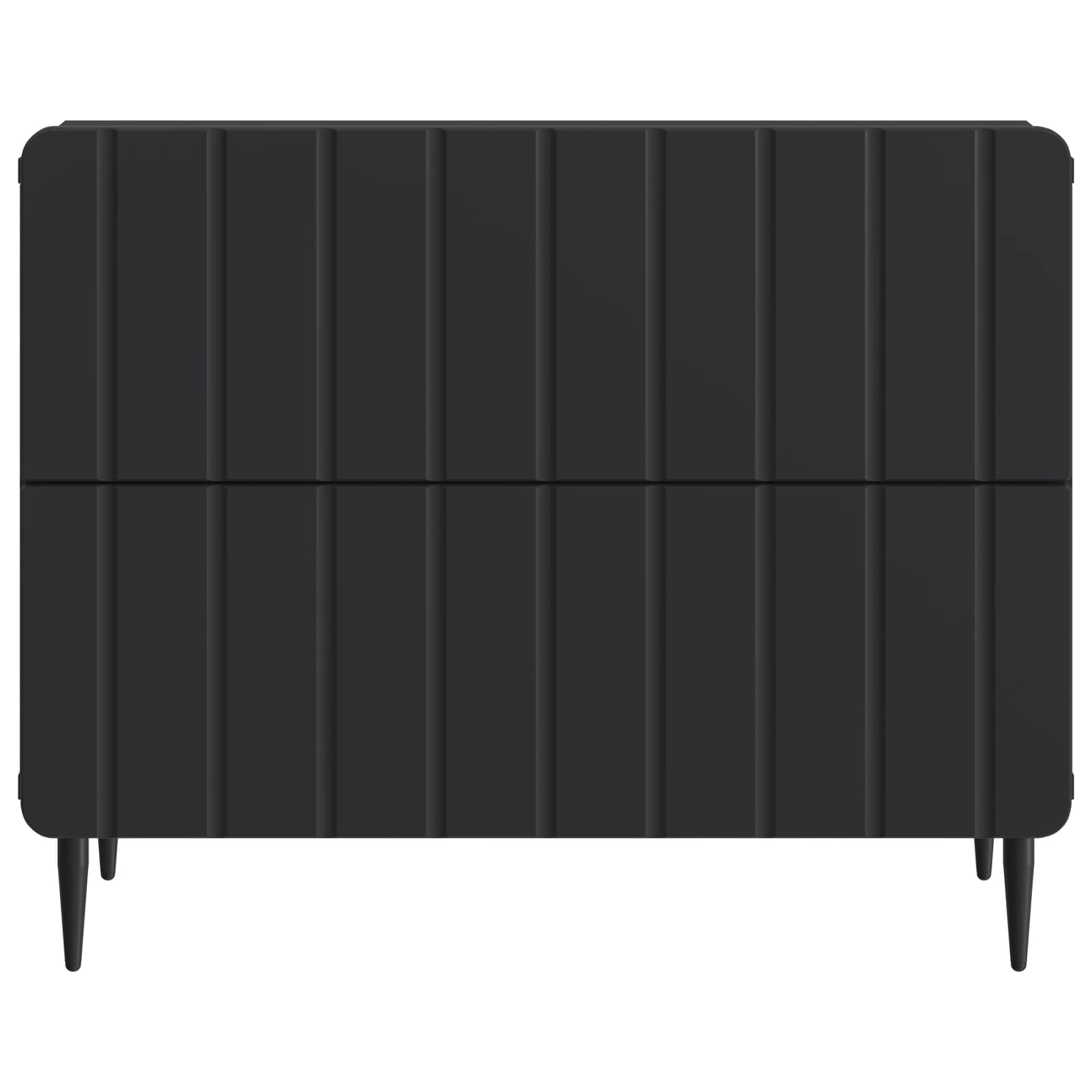 Nachttisch Schwarz 62 x 34,5 x 49,5 cm Holzwerkstoff