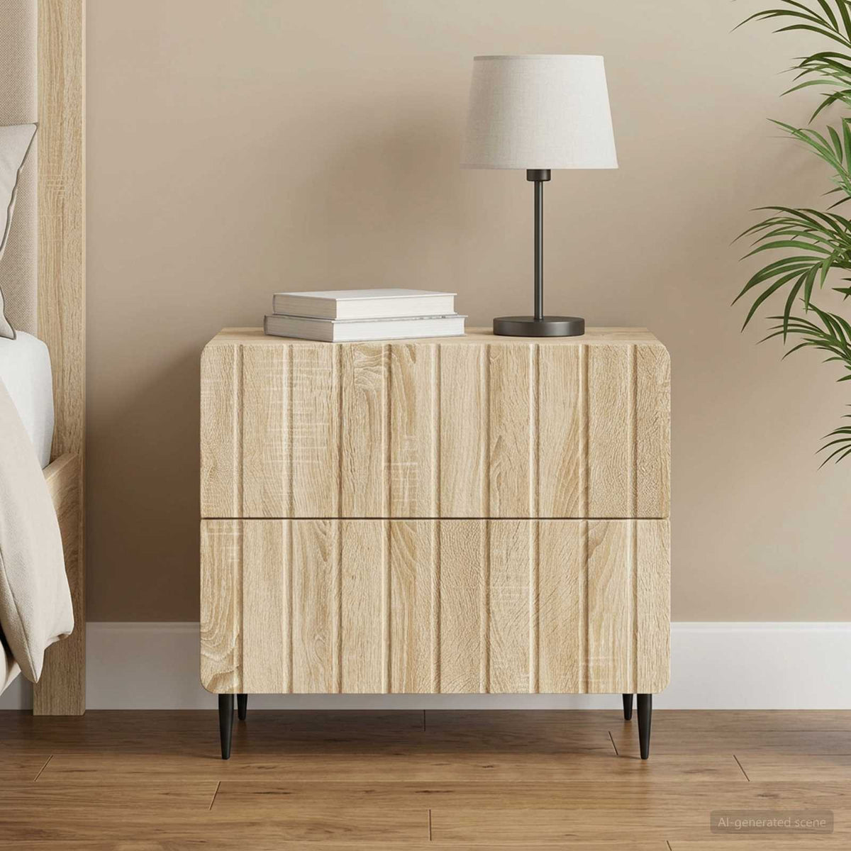 Nachttisch Sonoma-Eiche 62 x 34,5 x 49,5 cm Holzwerkstoff