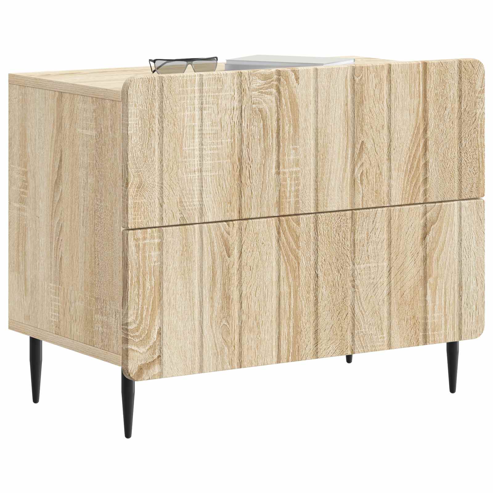 Nachttisch Sonoma-Eiche 62 x 34,5 x 49,5 cm Holzwerkstoff
