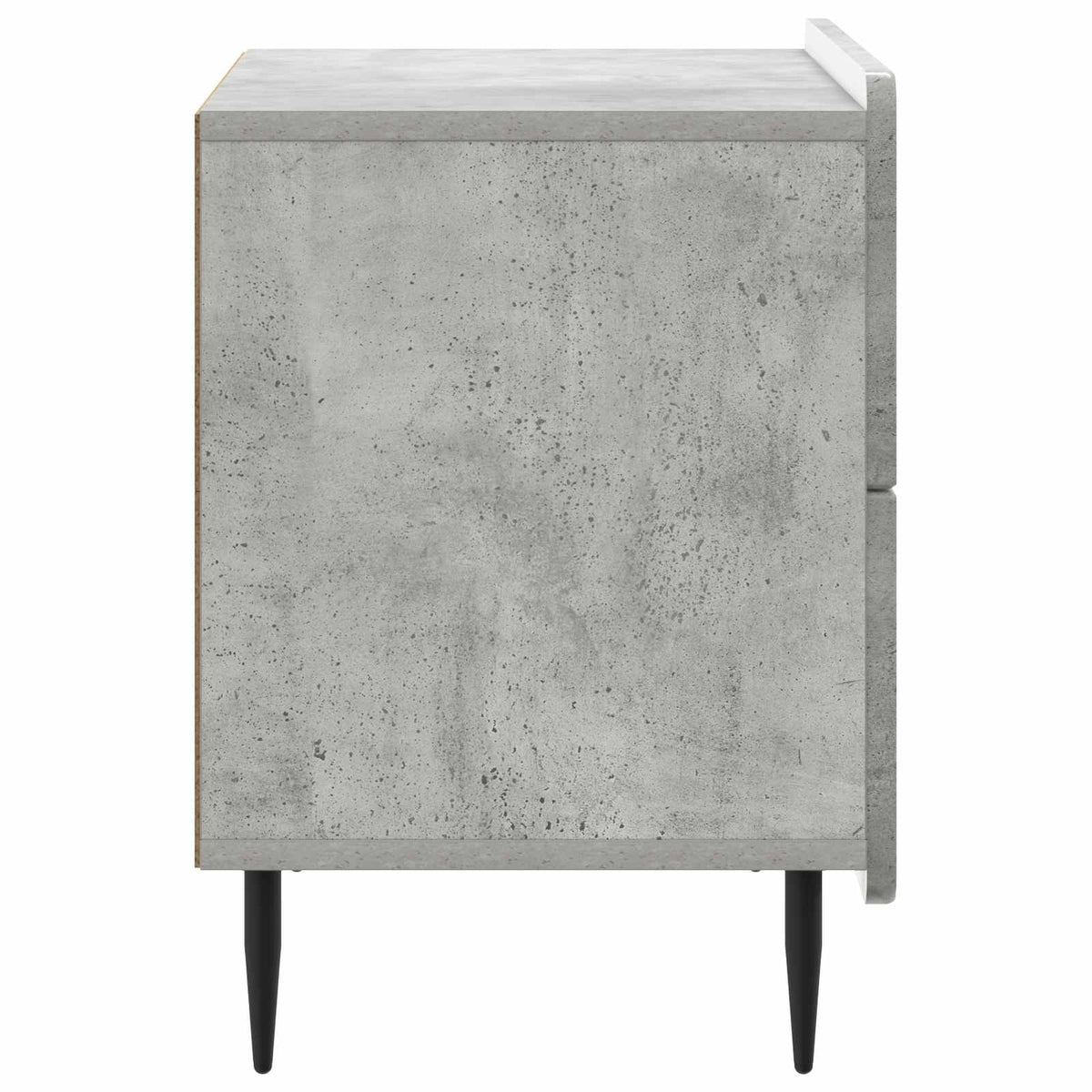 Nachttisch Betongrau 62 x 34,5 x 49,5 cm Holzwerkstoff