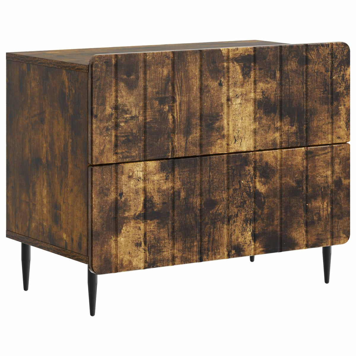 Nachttisch Räuchereiche 62 x 34,5 x 49,5 cm Holzwerkstoff