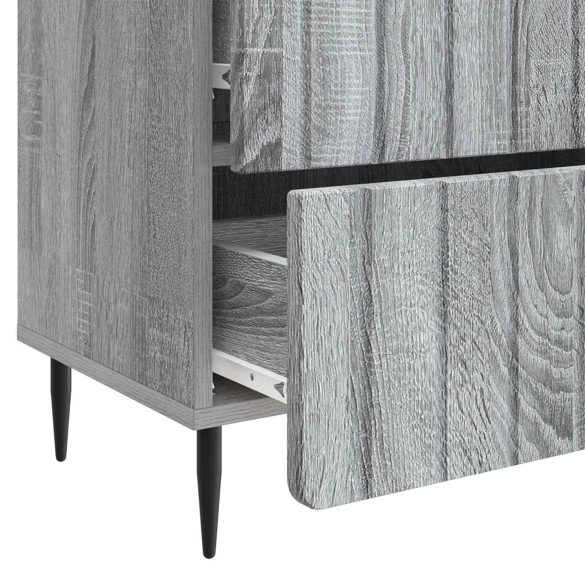 Nachttisch Sonoma-Grau 62 x 34,5 x 49,5 cm Holzwerkstoff