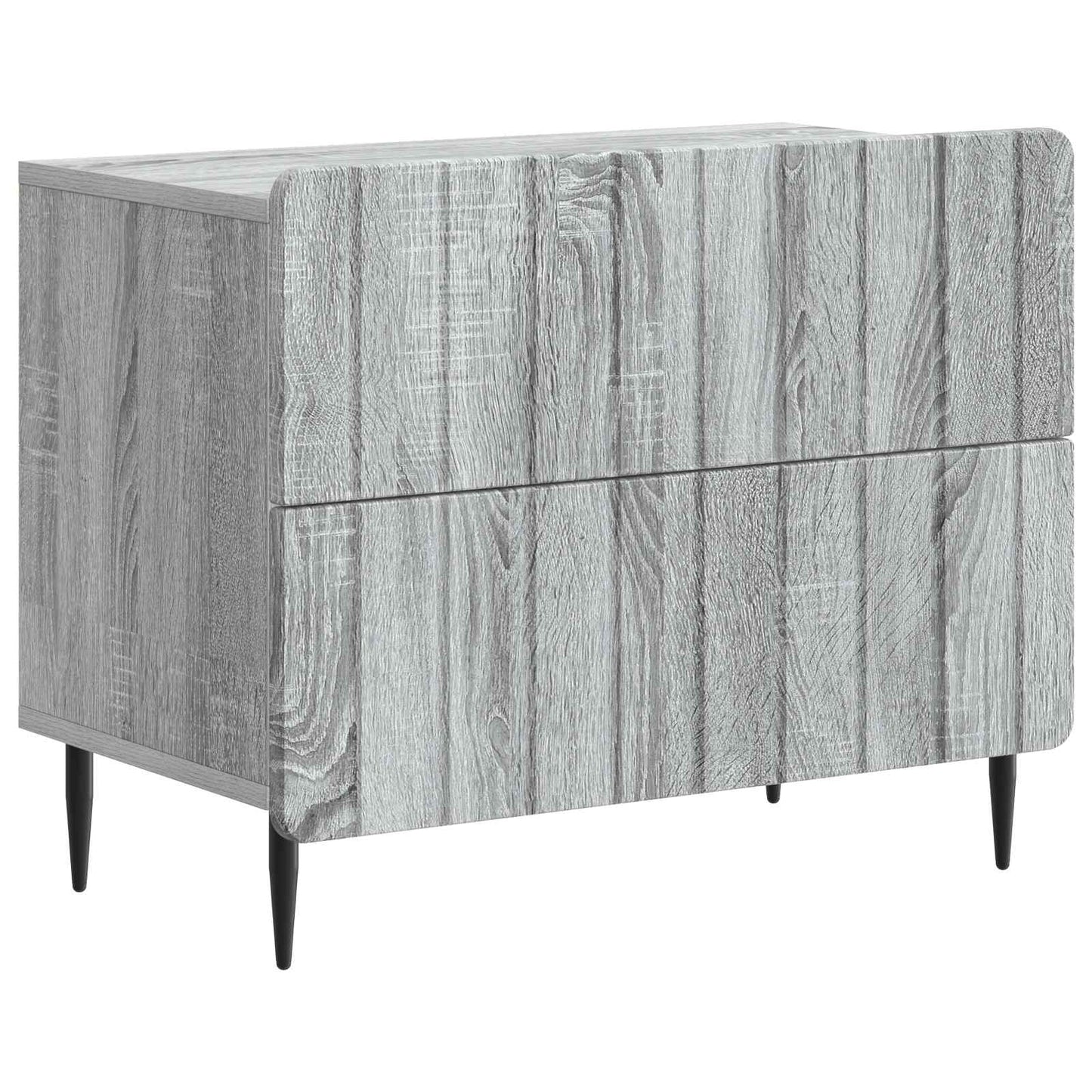 Nachttisch Sonoma-Grau 62 x 34,5 x 49,5 cm Holzwerkstoff