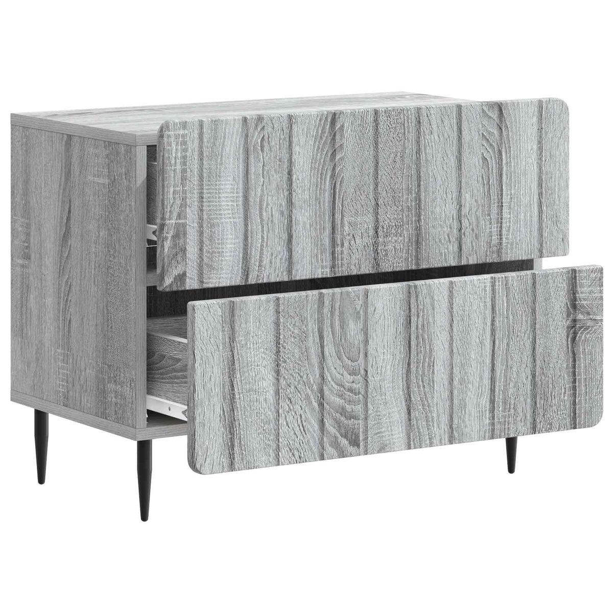 Nachttisch Sonoma-Grau 62 x 34,5 x 49,5 cm Holzwerkstoff