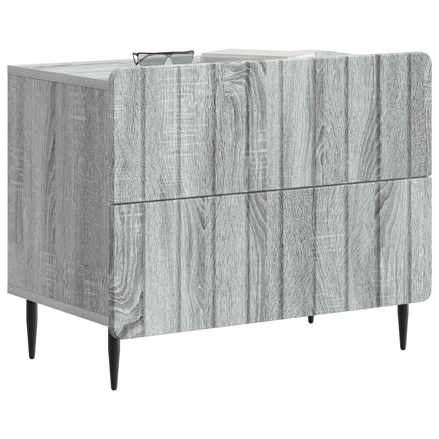 Nachttisch Sonoma-Grau 62 x 34,5 x 49,5 cm Holzwerkstoff