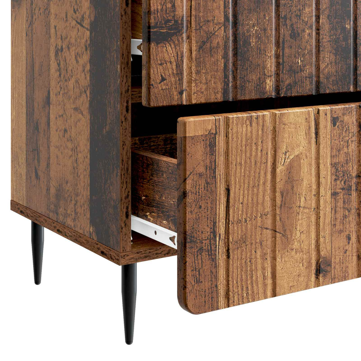 Nachttisch Altholz 62 x 34,5 x 49,5 cm Holzwerkstoff