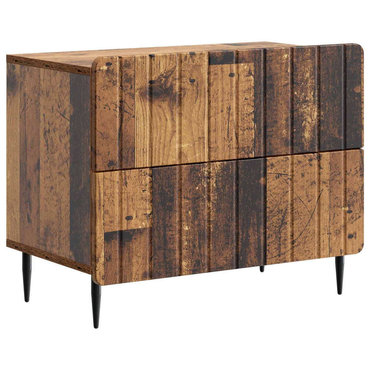 Nachttisch Altholz 62 x 34,5 x 49,5 cm Holzwerkstoff
