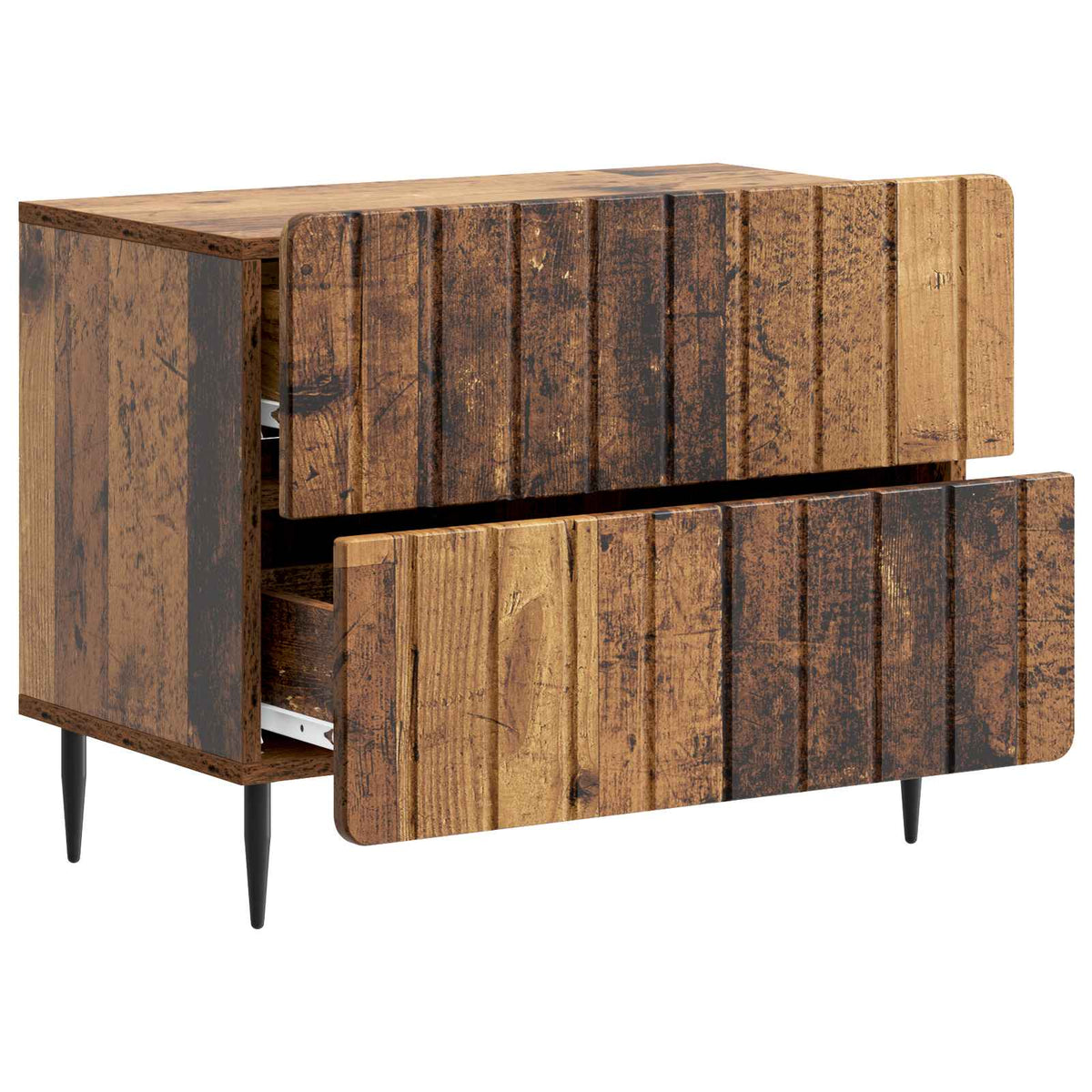 Nachttisch Altholz 62 x 34,5 x 49,5 cm Holzwerkstoff