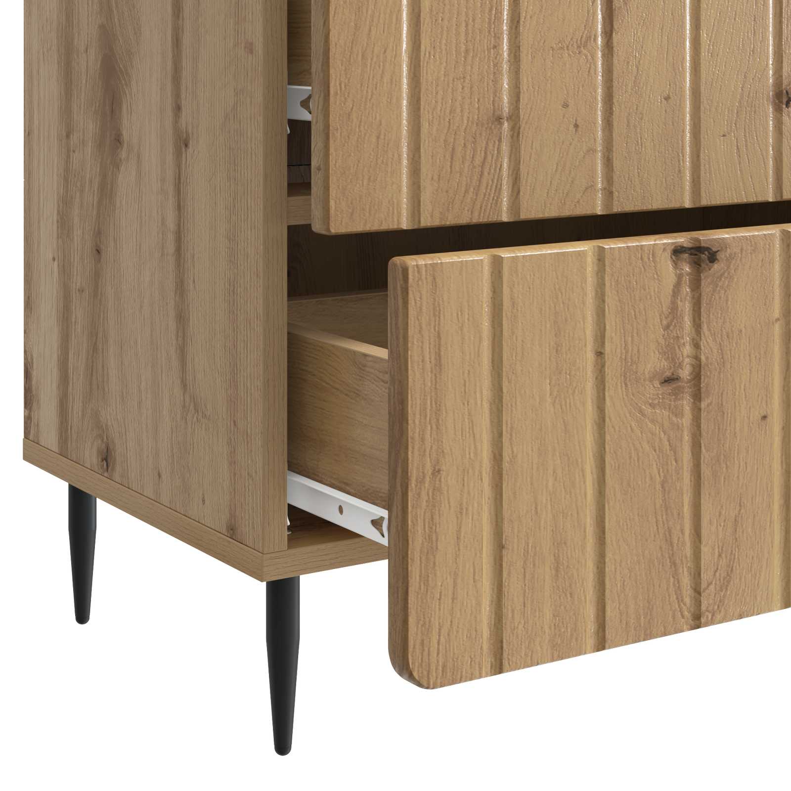 Nachttisch Artisan-Eiche 62 x 34,5 x 49,5 cm Holzwerkstoff