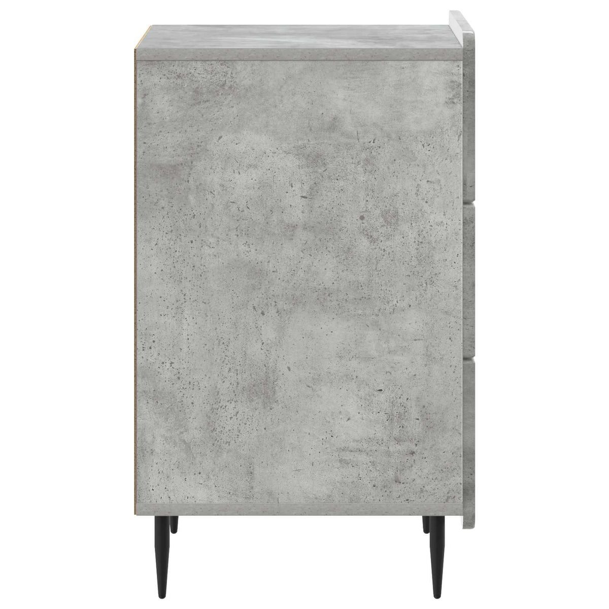 Nachttisch Betongrau 43 x 41 x 68 cm Holzwerkstoff