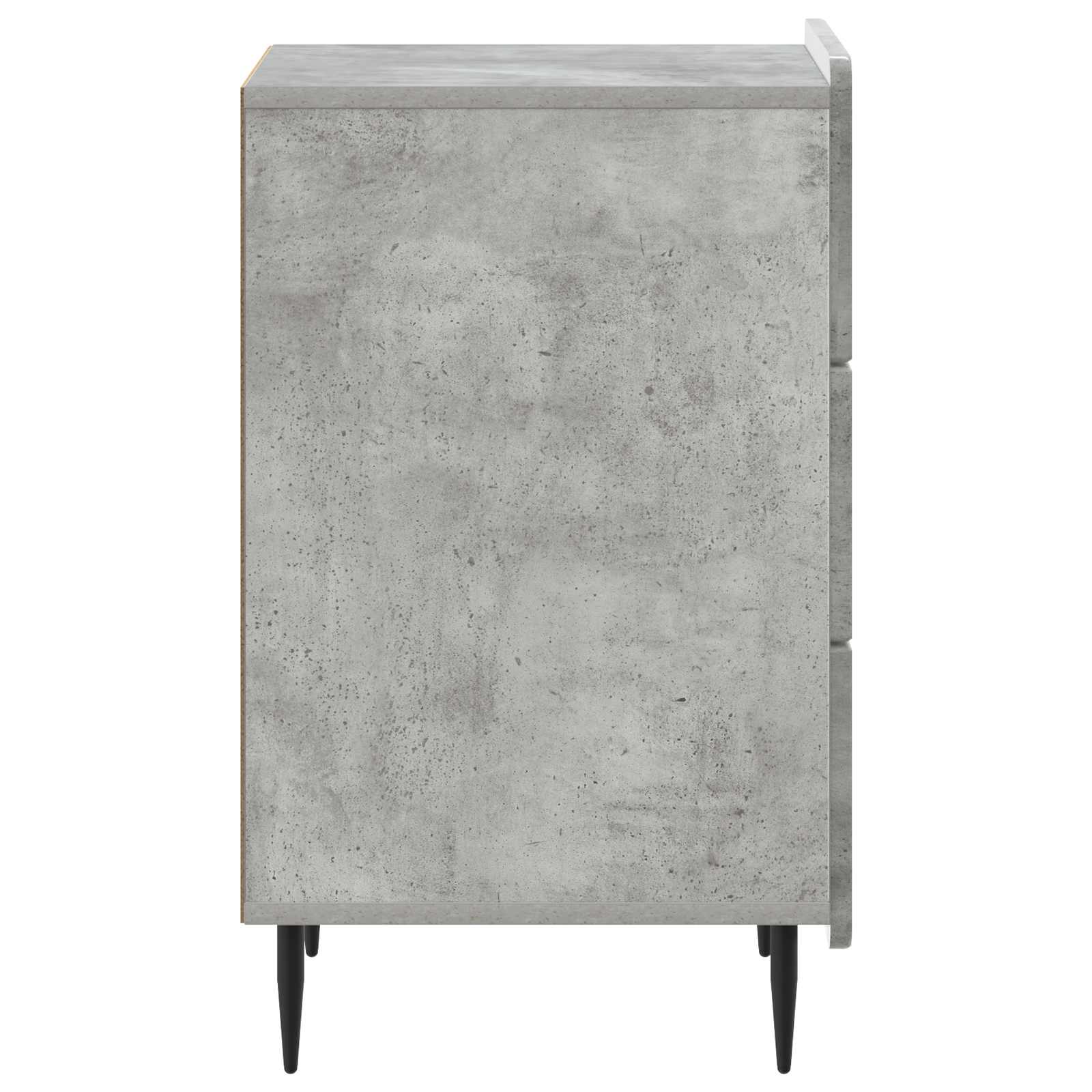 Nachttisch Betongrau 43 x 41 x 68 cm Holzwerkstoff