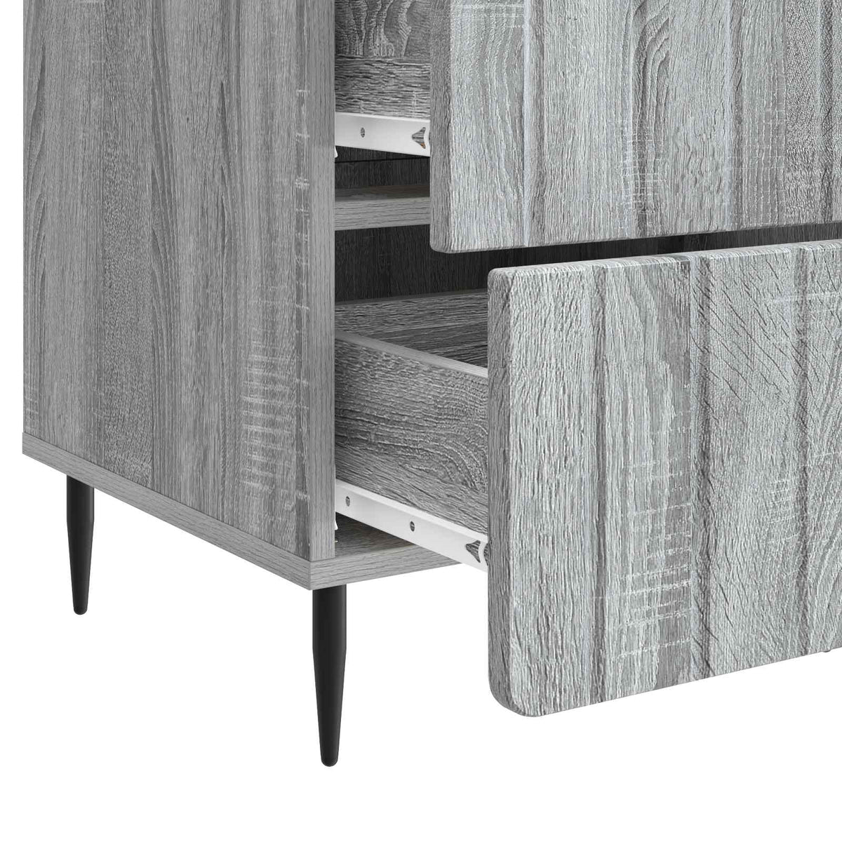 Nachttisch Graues Sonoma 43 x 41 x 68 cm Holzwerkstoff