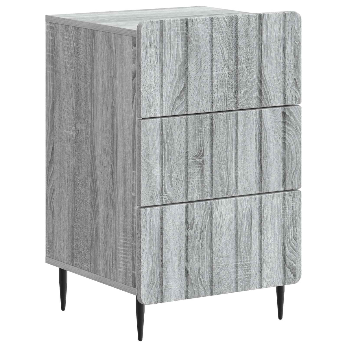 Nachttisch Graues Sonoma 43 x 41 x 68 cm Holzwerkstoff