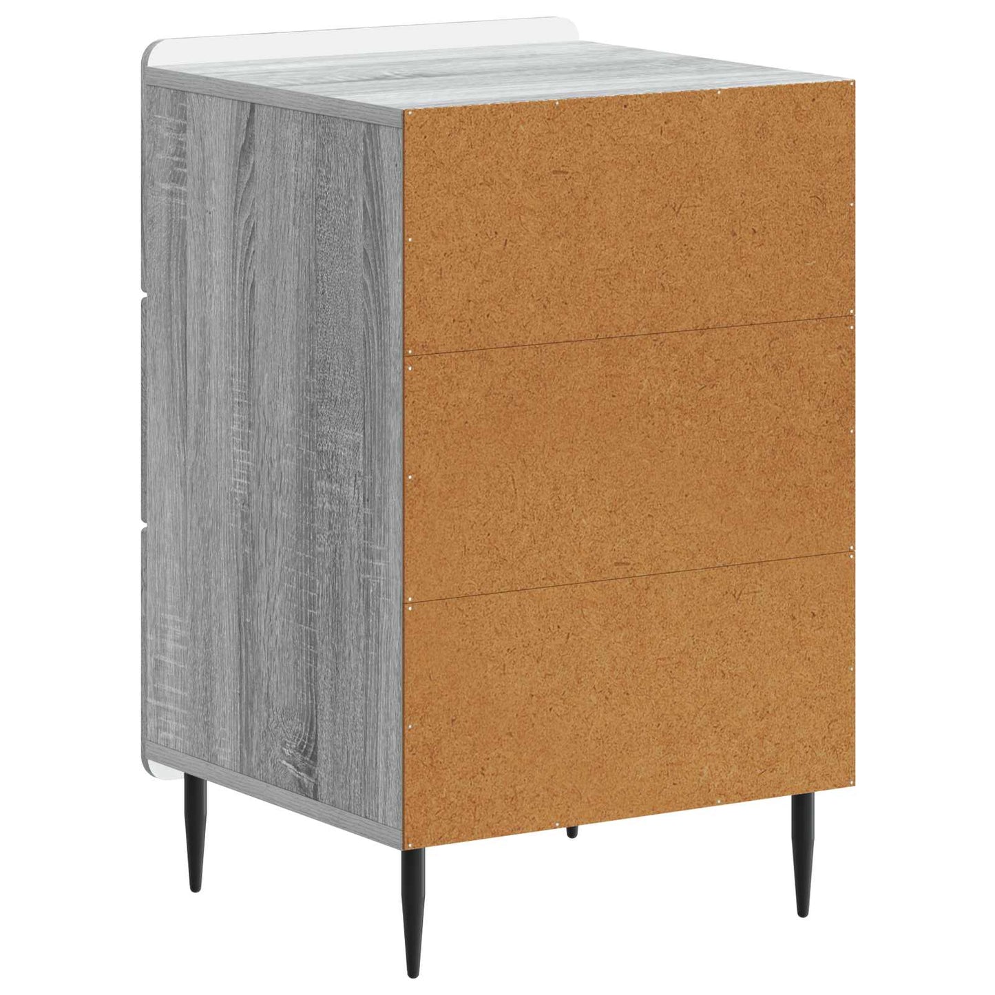Nachttisch Graues Sonoma 43 x 41 x 68 cm Holzwerkstoff