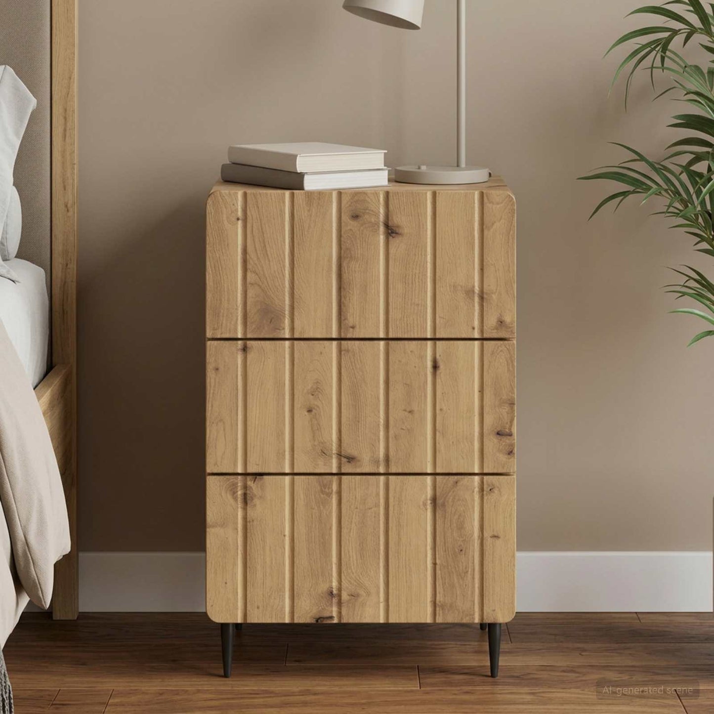 Nachttisch Artisan-Eiche 43 x 41 x 68 cm Holzwerkstoff