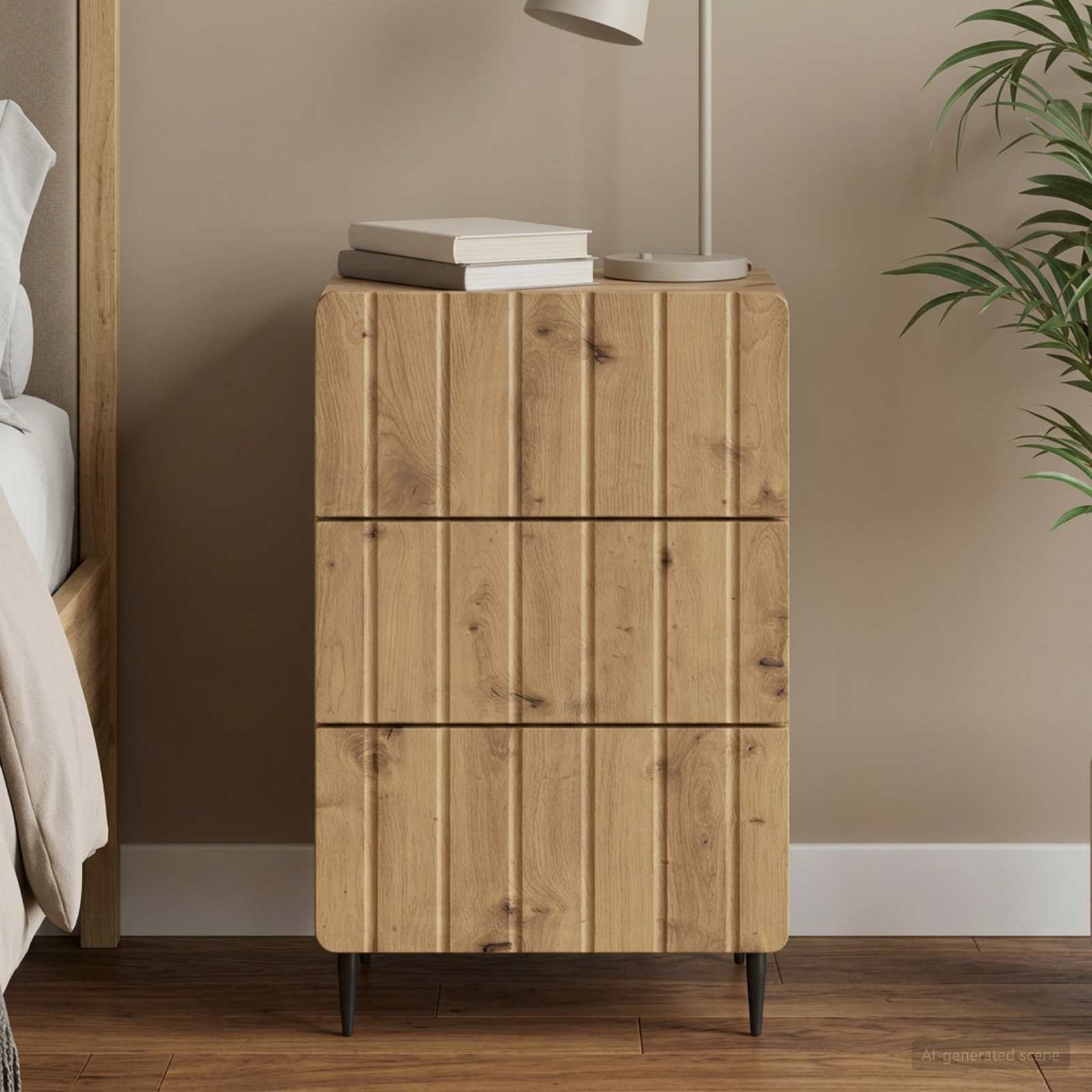 Nachttisch Artisan-Eiche 43 x 41 x 68 cm Holzwerkstoff