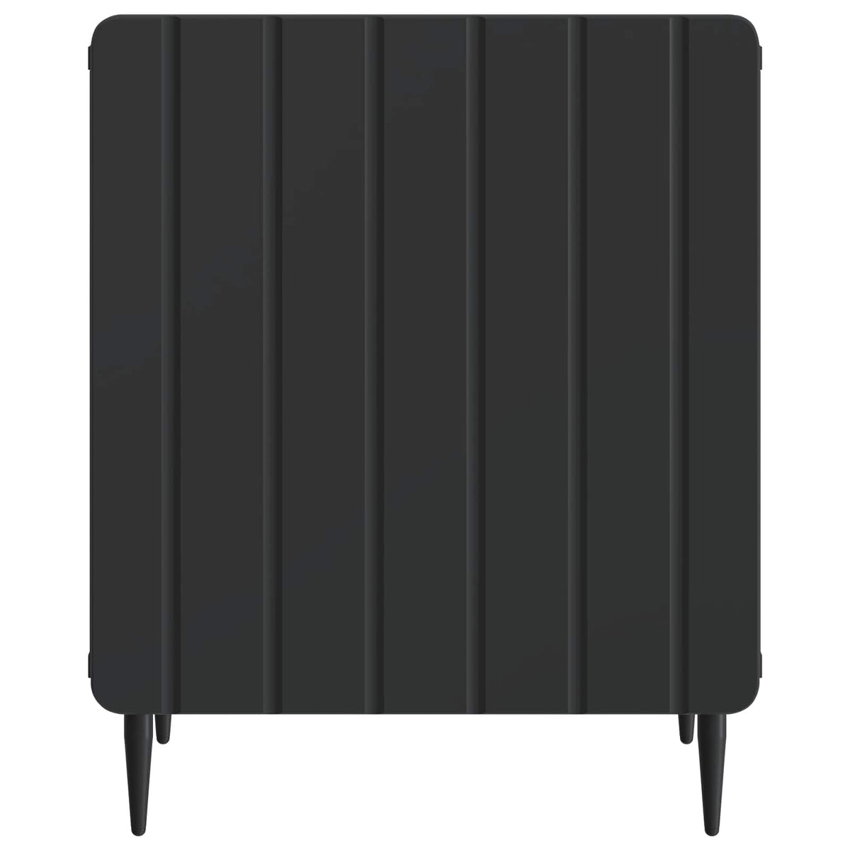 Nachttisch Schwarz 43 x 34,5 x 52 cm Holzwerkstoff