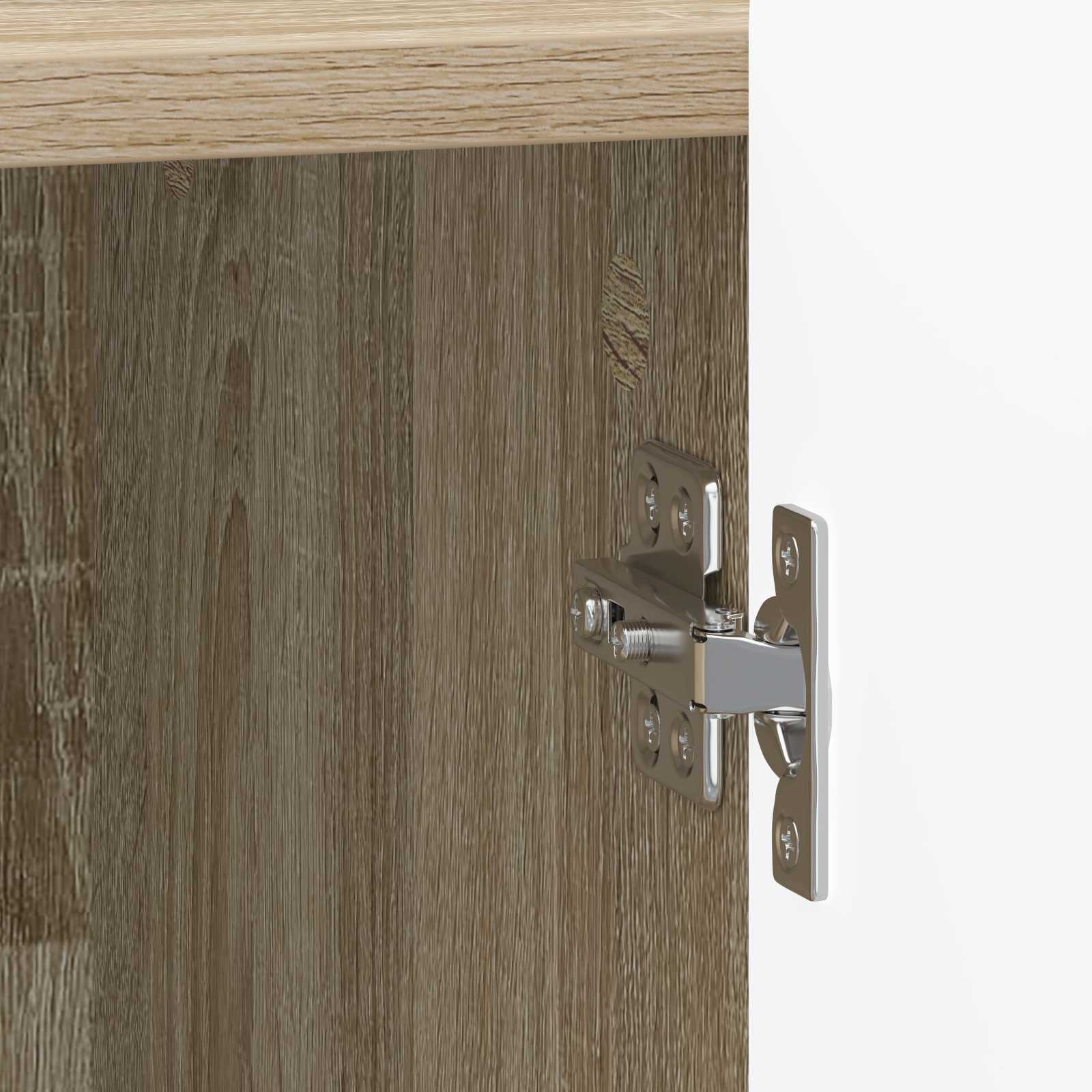 Nachttisch 2 Stk. Sonoma-Eiche 43 x 34,5 x 52 cm Holzwerkstoff